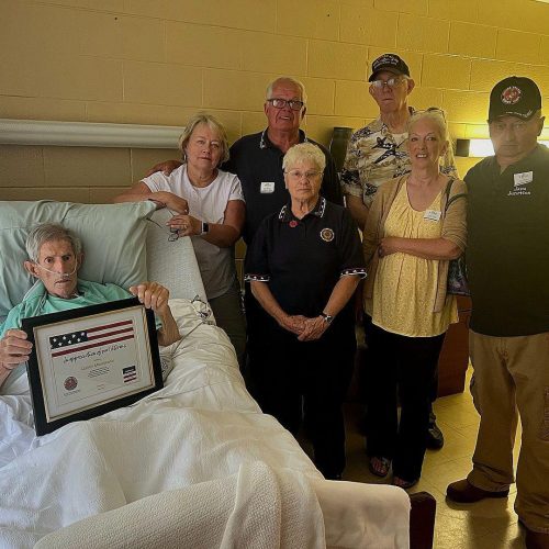 Veteran Pinning Ceremony for Casimir Maciejewski